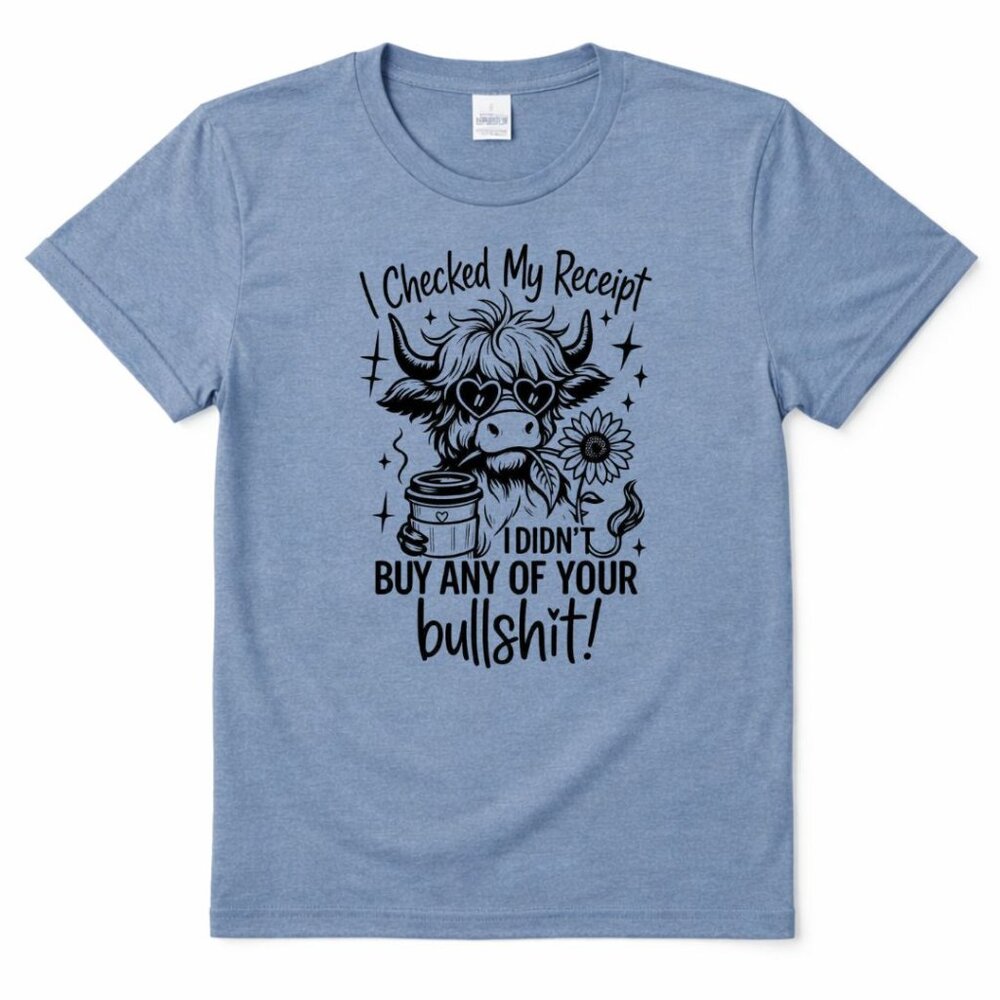 Cow Western Funny Graphic T Shirt Trendy Boutique Style Tee Womens